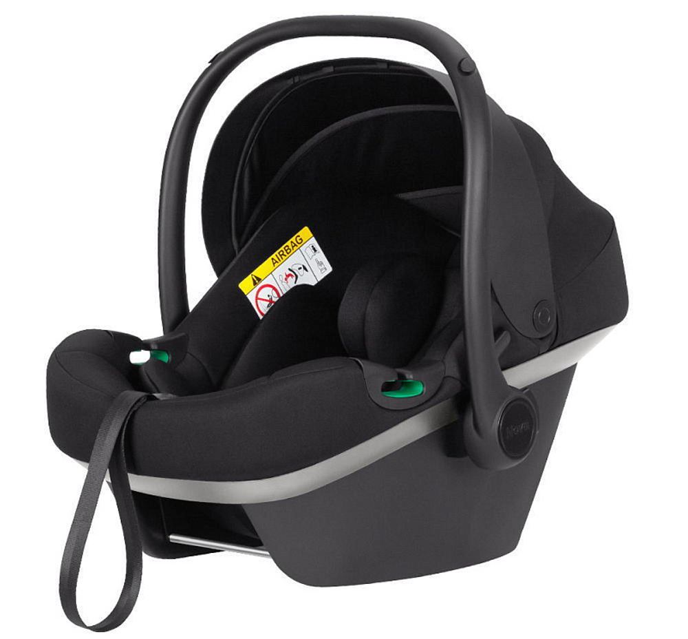 Коляска Carrello Vector CRL-6550 Nova DK791 Grey Line с базой Isofix 3 в 1 Pearl Black