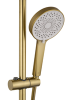 Душевая система с термостатом WONZON & WOGHAND STICK, Брашированное золото (WW-88739903-BG)