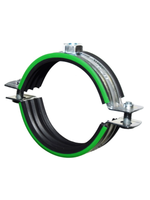 Хомут для труб 4" (108-116 мм) с уплотнителем и гайкой М10/1,5х20 мм