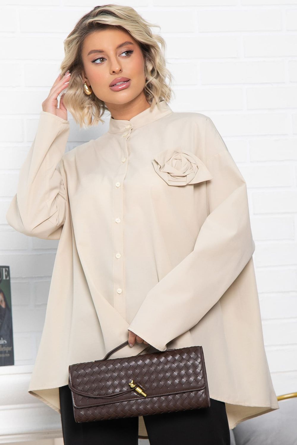 Блуза Луиза (бежевая) Б15029-39М LT Collection