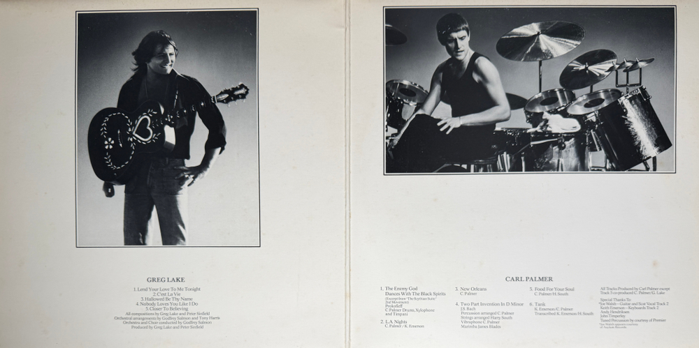 Emerson Lake & Palmer – Works (Volume 1) 2LP (Япония 1977г.) Promo