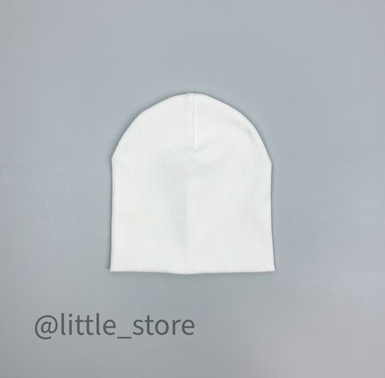 Шапка "Simple" двухслойная, Молоко