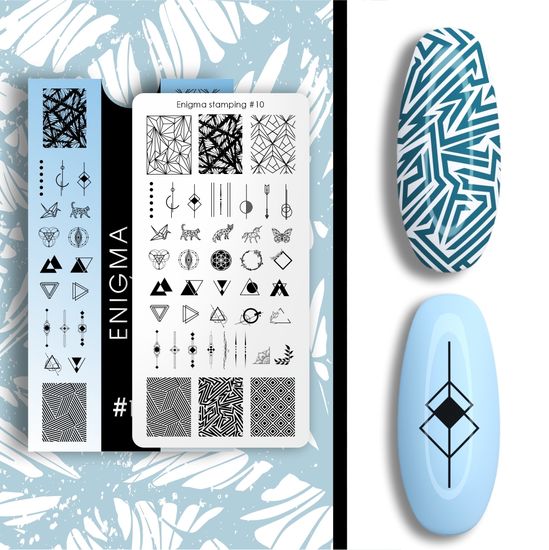 Пластина для стемпинга Enigma Stamping №10
