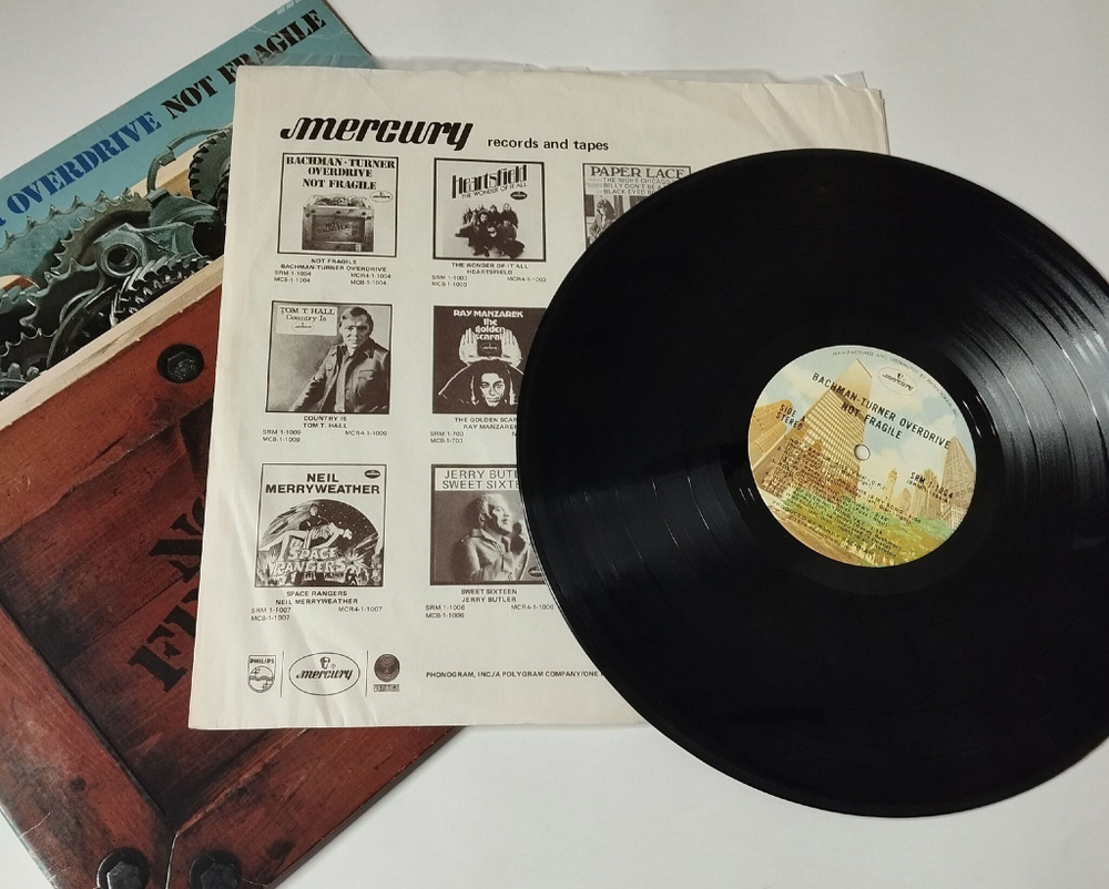 Винтажная виниловая пластинка LP Bachman Turner Overdrive Not Fragile (USA 1974)