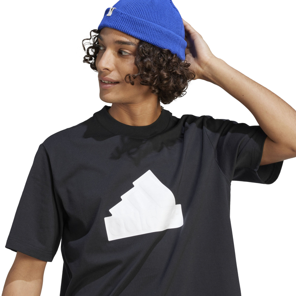 Мужское теннисное поло adidas Future Icon Badge Of Sport T-Shirt Men - Black, White