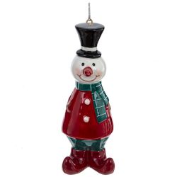 GAEM Фигурка декоративная подвесная "Снеговик", L3,5 W3,5 H9,5 см 3в.