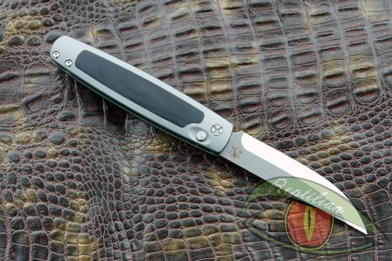 Складной нож выкидной Steelclaw Гридень-1 c клинком из стали D2, рукоять G10 / алюминий