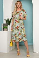 Платье "Фантазия" (тропический сад) П3737 LT Collection (Акция)