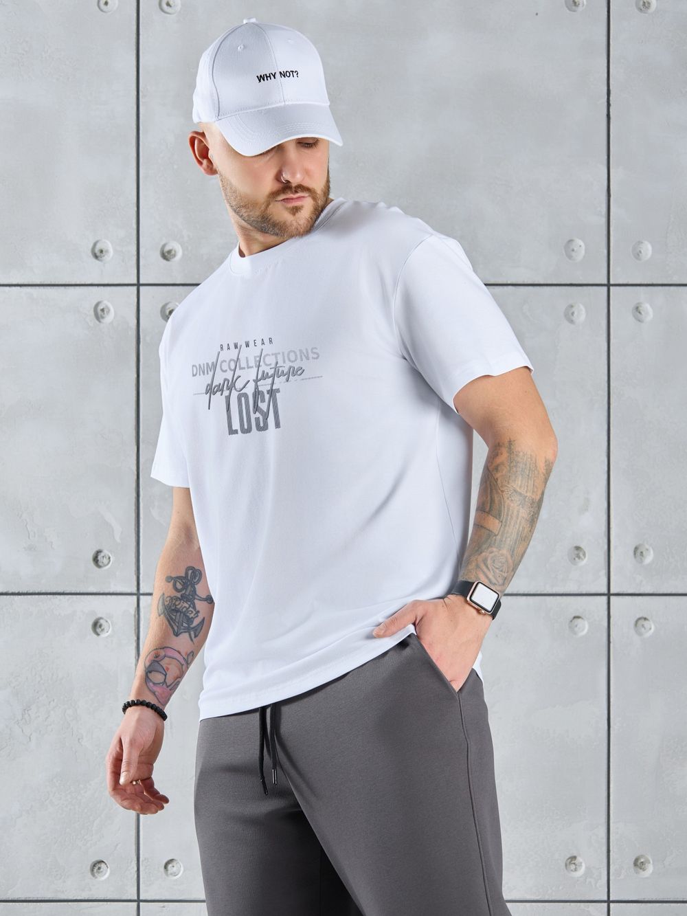 Фуфайка (футболка) мужская Арчи-2 Виотекс БЕЛЫЙ