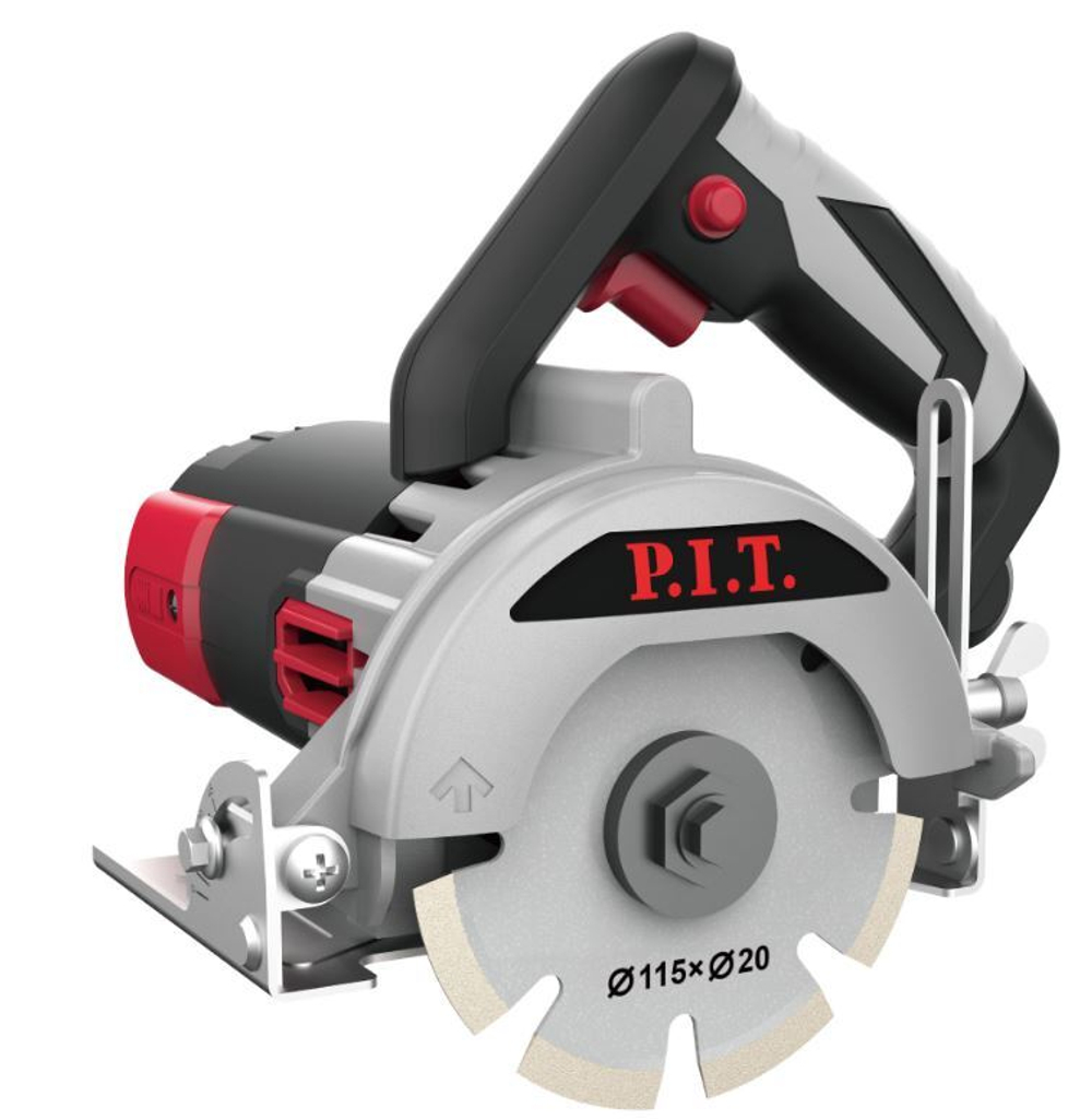 Пила циркулярная по КАМНЮ PKS115-C (1400Вт, диск 115мм, 13000об/мин, гл. реза 0-33мм)