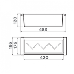 Коландер Omoikiri CO-04-GM