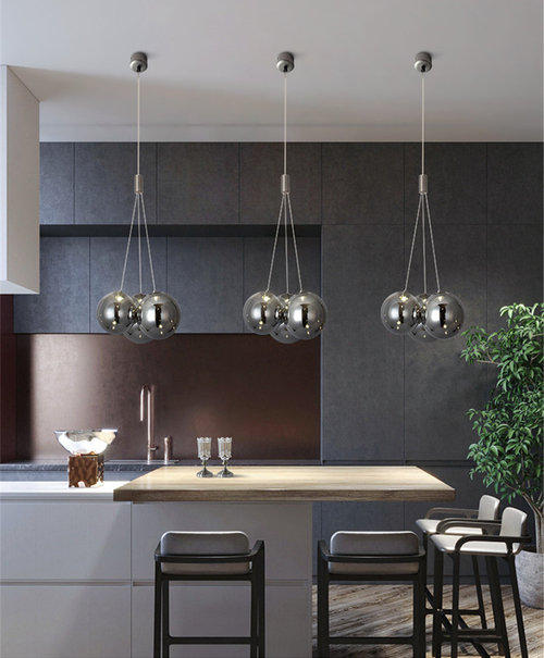 Подвесной светильник 19152P/3 silver