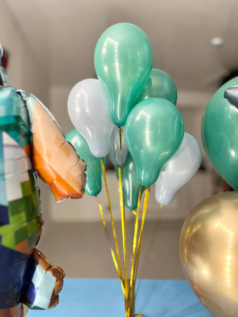 Воздушные шары Майнкрафт, пиксели №2918