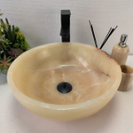 Раковина из оникса Bowl Yellow TinLip BO-62966 40*40*15 140