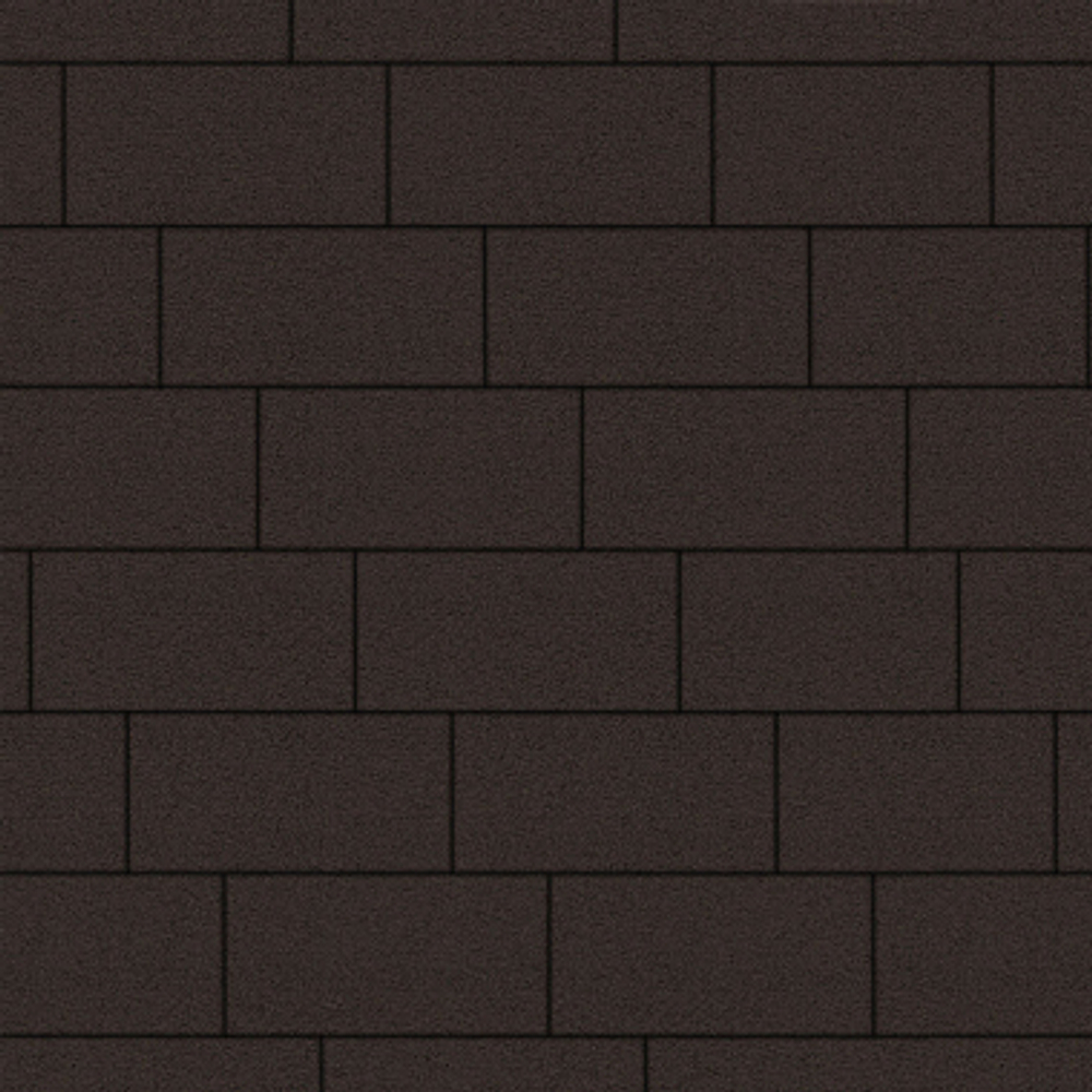 Тротуарная плитка ПРЯМОУГОЛЬНИК 300х150 мм - Гранит Коричневый