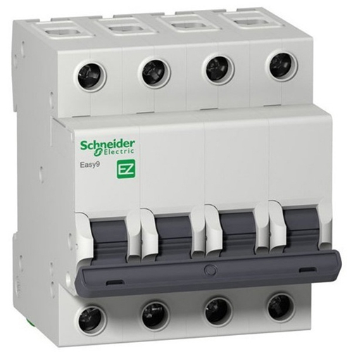 Автоматический выключатель Schneider Electric EASY 9 4П 50А С 4,5кА 400В (автомат электрический) EZ9F34450