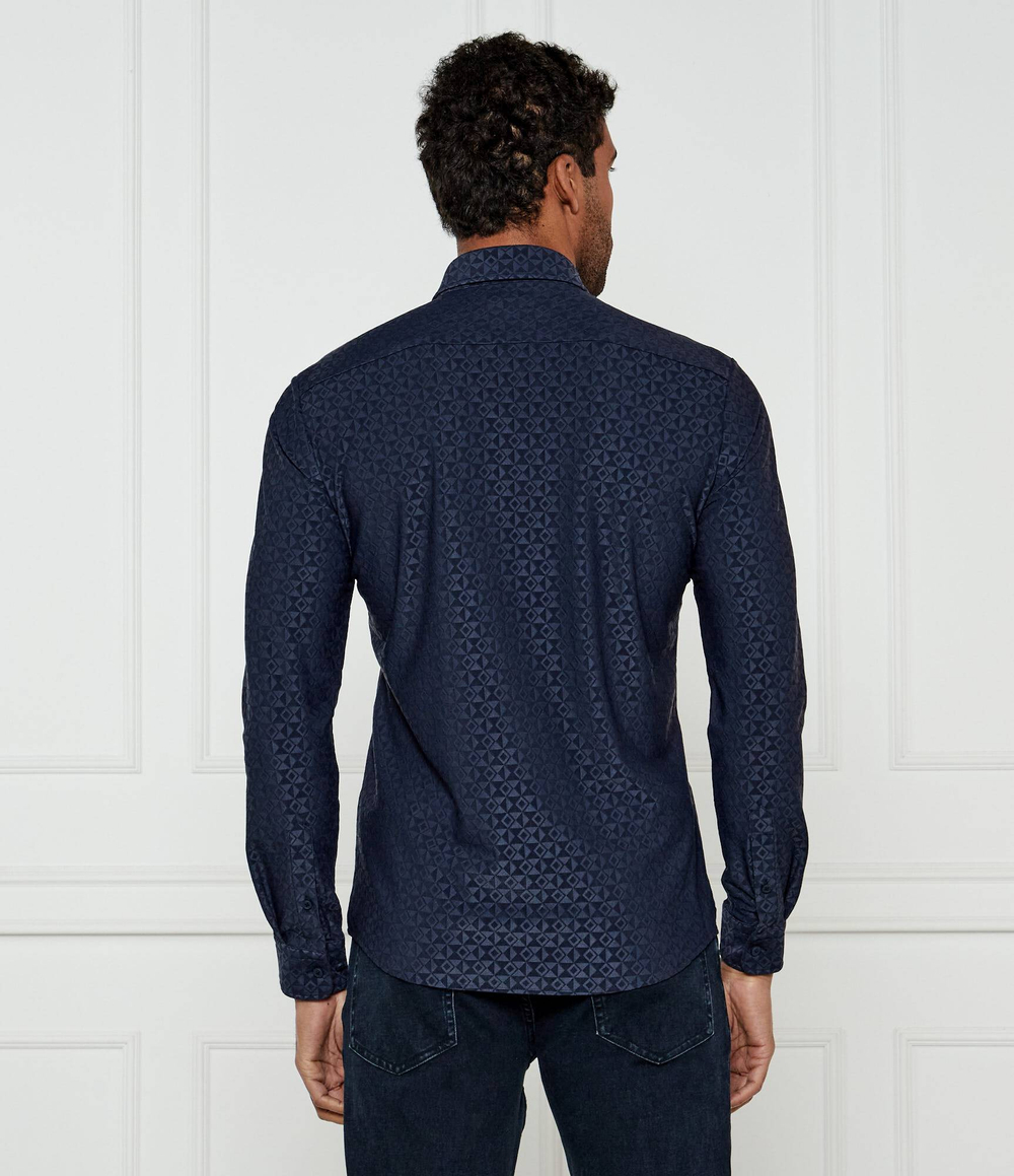 Рубашка P-ROAN-kent-C1-233 BOSS BLACK - темно-синий(50533591)