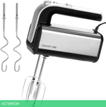 Миксер Galaxy Line GL2228 черный/серебристый (ГЛ2228Л)