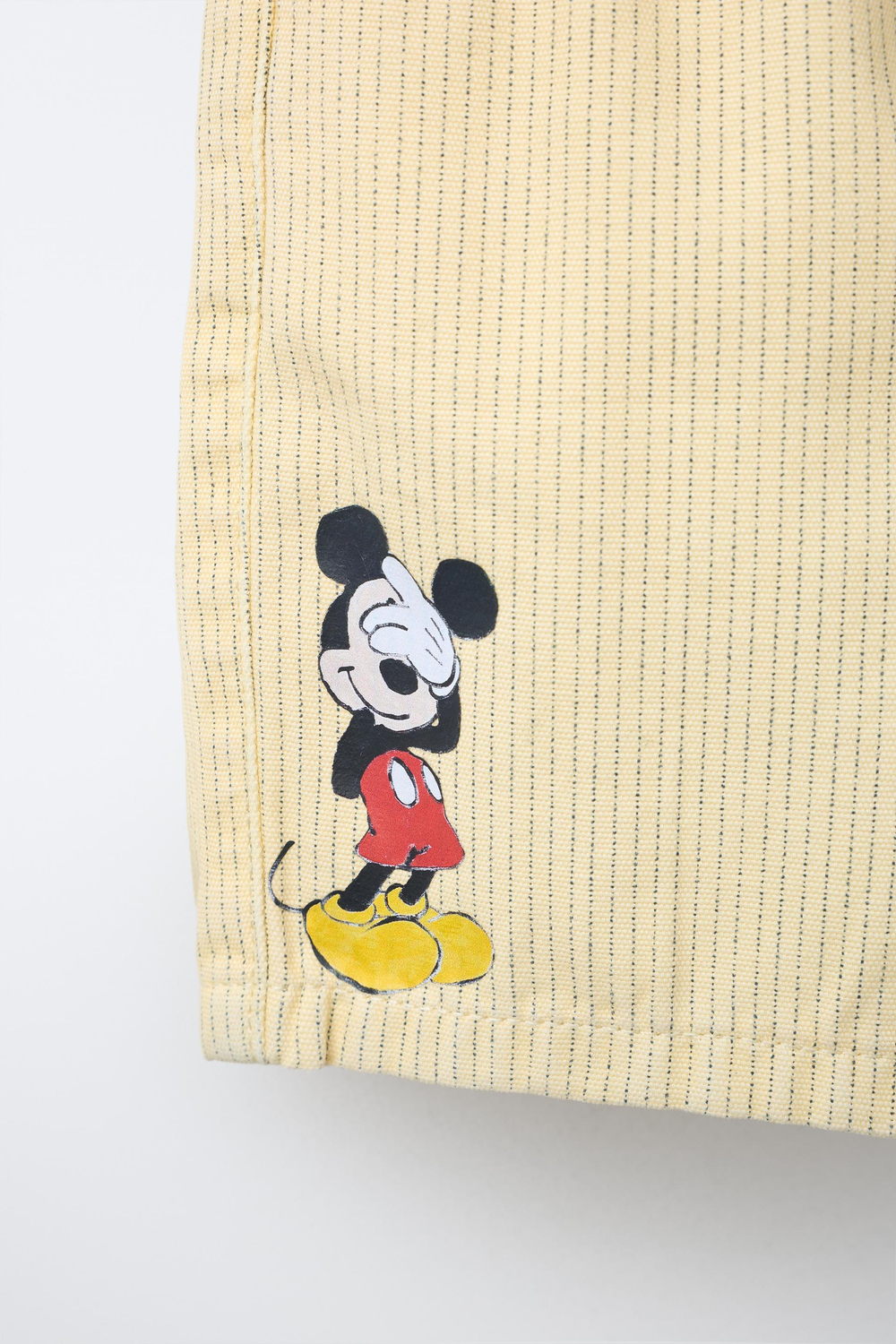 ZARA БЕРМУДЫ В ПОЛОСКУ С МИККИ МАУСОМ © DISNEY, ЖЕЛТЫЙ
