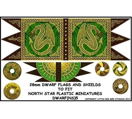 DWARF(NS)5  Dwarf Flag and Shields