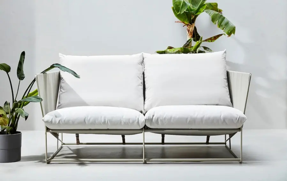 Диван садовый - IKEA HAVSTEN, 179x90x94см, белый, ХАВСТЕН ИКЕА