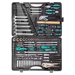 Набор инструментов 180пр. 1/4'', 3/8'', 1/2''(6гр.) MAMEDFORCE MF-41802-5