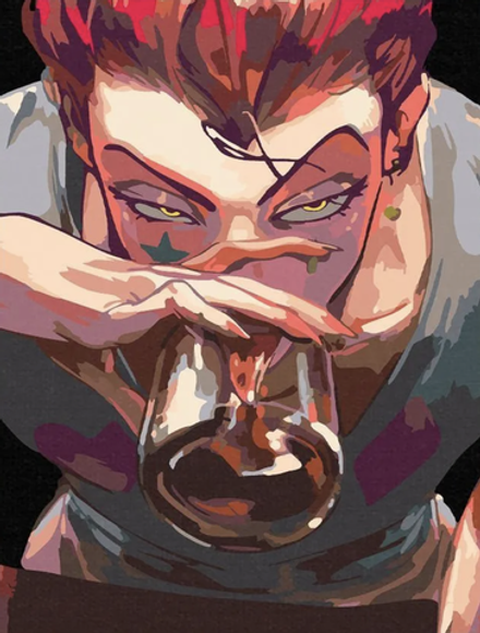 Картина по номерам Хисока Hunter x Hunter