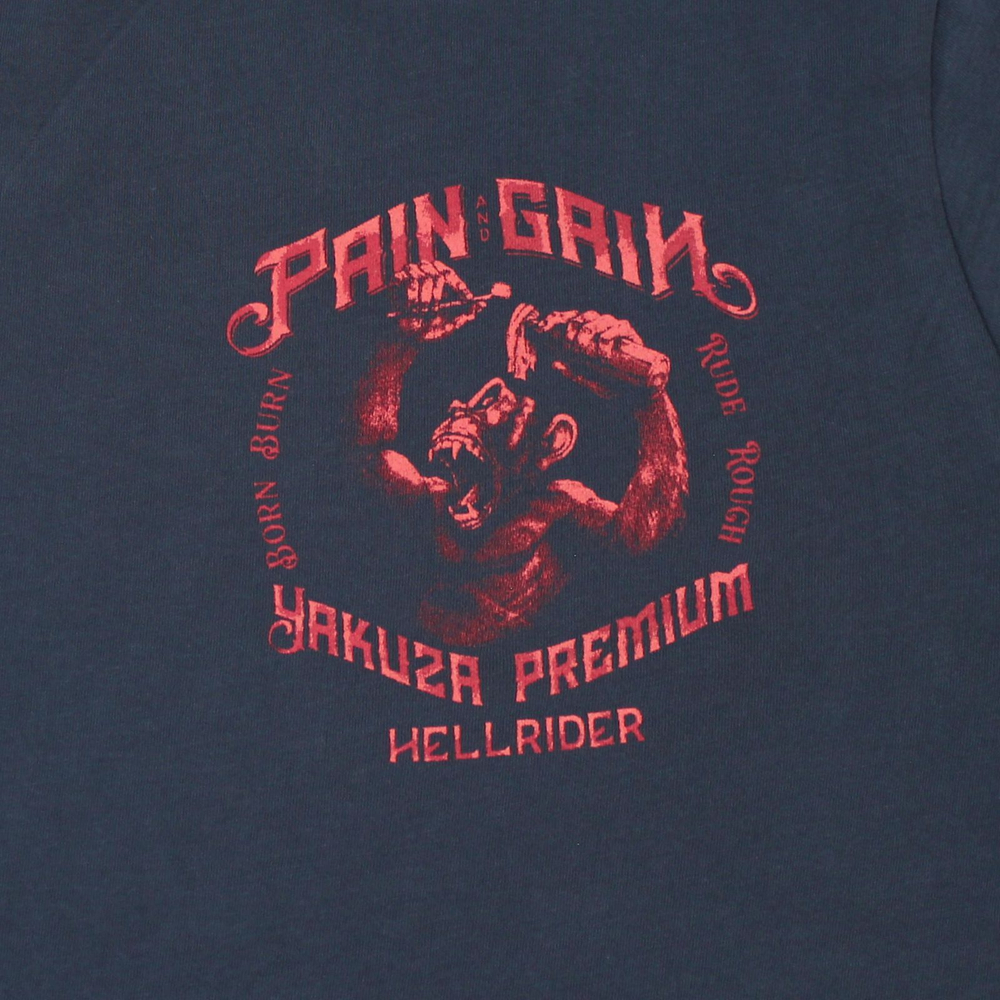 Футболка темно-синяя Yakuza Premium 3909
