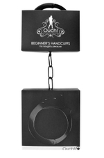 Чёрные наручники OUCH! Black