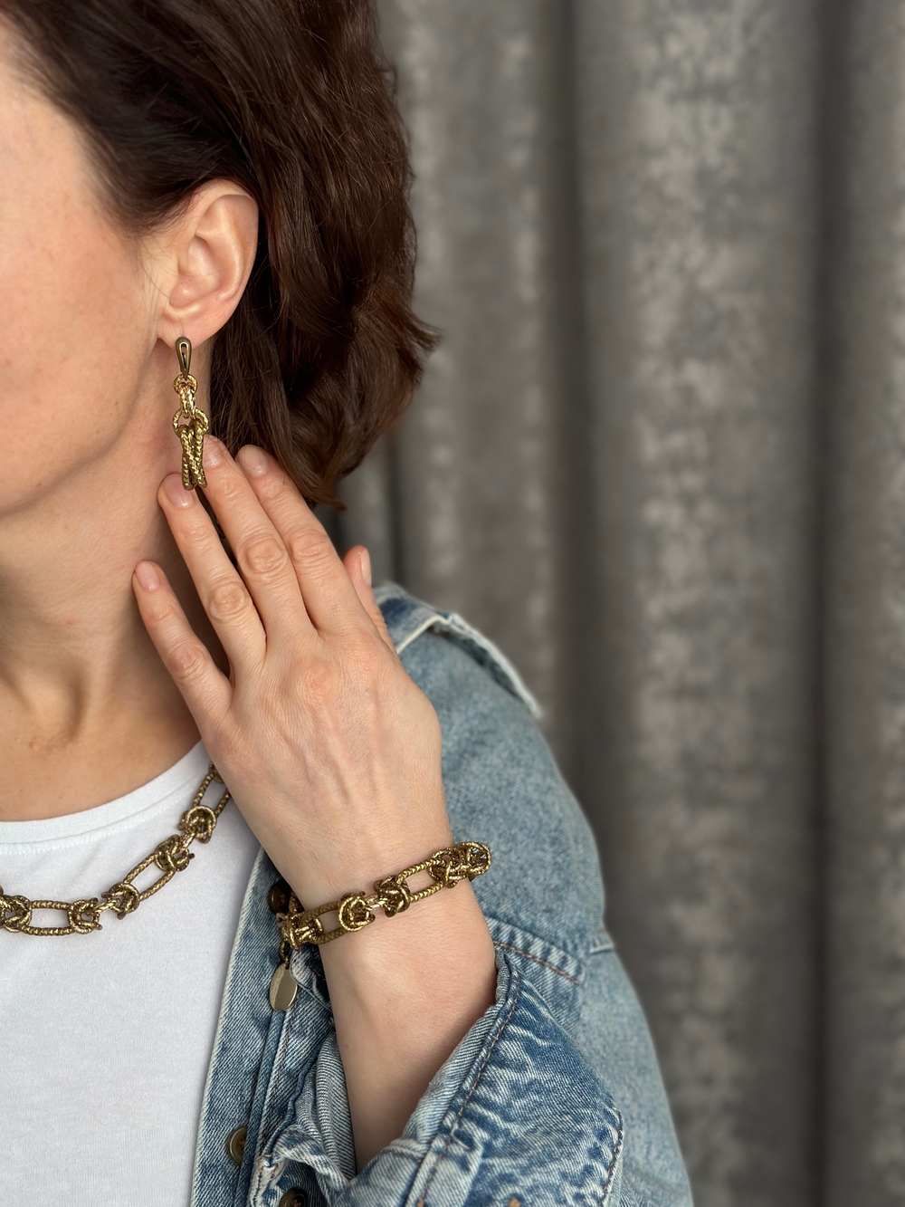 HMG 1192 Br_G Серьги арт.0790