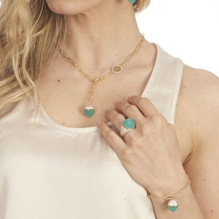 Кольцо Boccadamo Caleida KAN002DZ BL/G