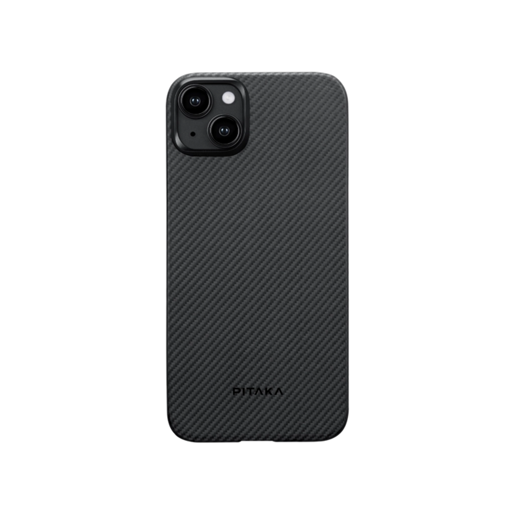 Чехол Pitaka MagEZ Case 4 для iPhone 15 600D Black/Grey (Twill)
