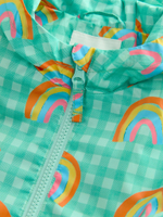 Дождевик с хлопковой подкладкой для девочки Next E25-122, Мятный