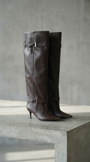 Сапоги с широким голенищем WISPER