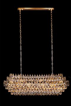 Подвесная люстра 23*Е14 LE6889/1200L GD золото Adriana Leon