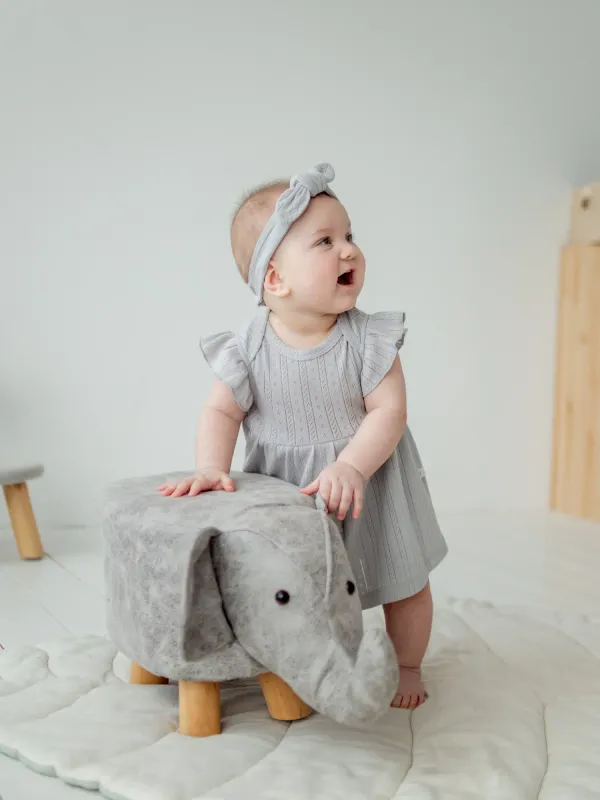 Платье-боди с крылышками 