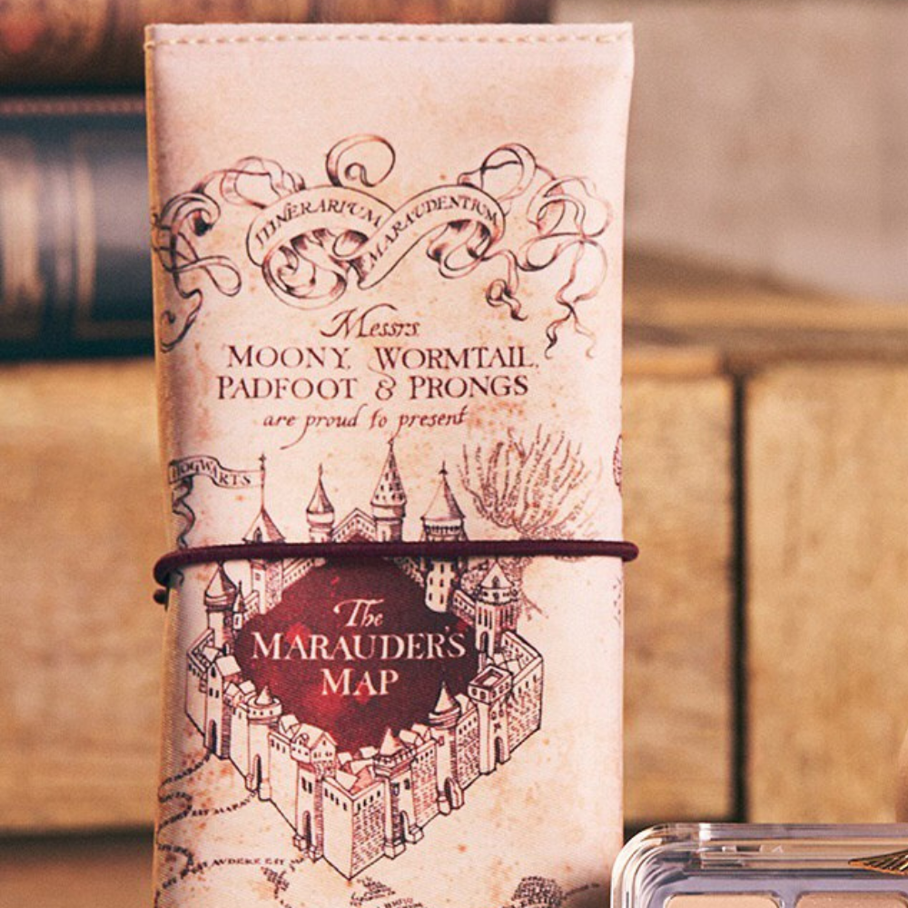 CLIO PRO EYE PALETTE AIR 18 Ronald Weasley (HARRY POTTER COLLABO)+ Harry Potter Map Pouch - Палетка теней для век + чехол для теней "Карта Мародёров"