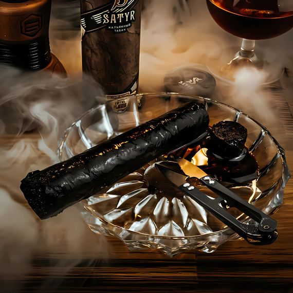 SATYR Brilliant Collection Hookah Cigar - Custom Tennessee whiskey Dark Line (100г)