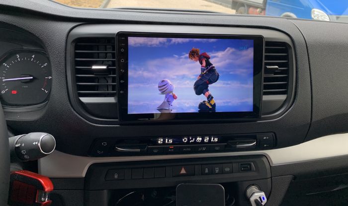 Магнитола для Peugeot Traveller/Expert, Citroen SpaceTourer/Jumpy, Opel Zafira Life/Vivaro - Kuberg OL-9934 QLed, Android 12, Быстрая, CarPlay, 4G SIM-слот