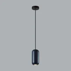 5060/1C PENDANT ODL24 449 темн.синий/черный/металл Подвес GU10 LED 4W COCOON