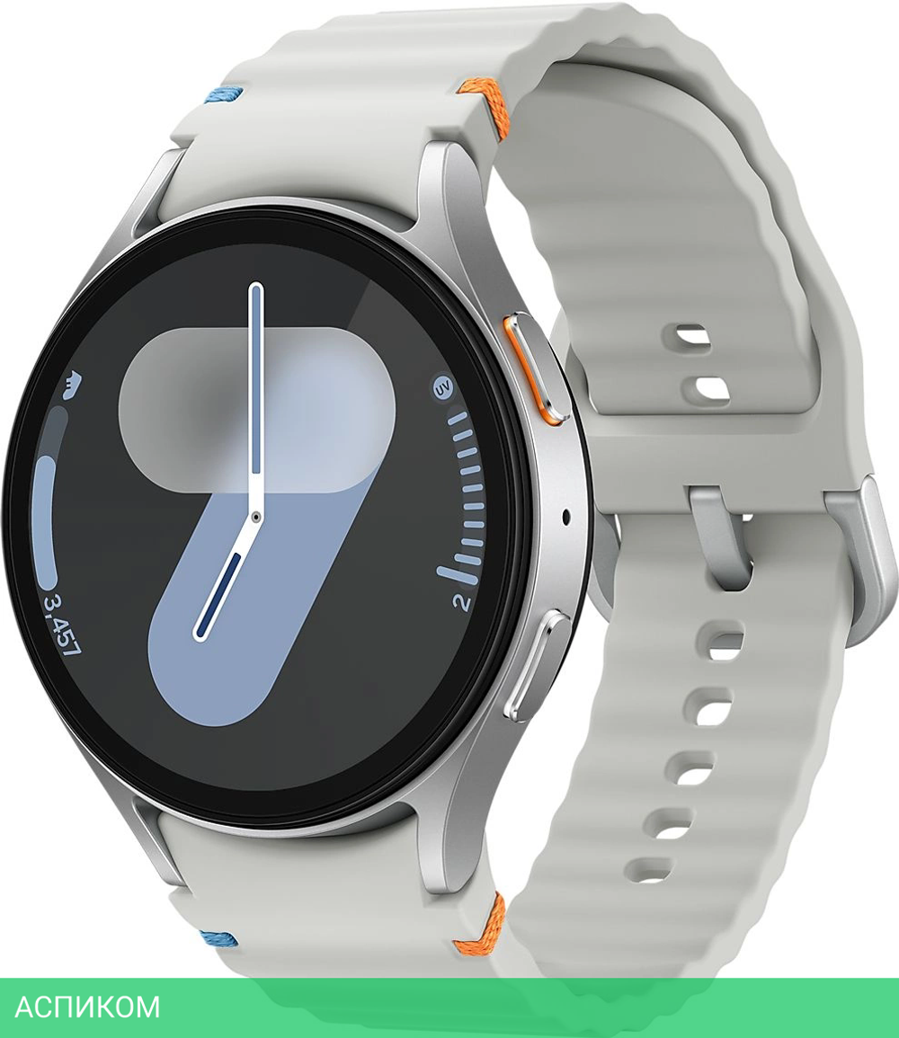 Умные часы Samsung Galaxy Watch 7 LTE 44мм 1.5" Super AMOLED серебристый (SM-L315FZSACAU)