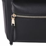 Рюкзак из экокожи BRAUBERG PODIUM женский, с отделением для планшета, черный, 34x25x13 см, 270817