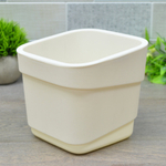 Горшок цветочный Hills 2,2л фактурный, d155мм, h145мм (молочный)