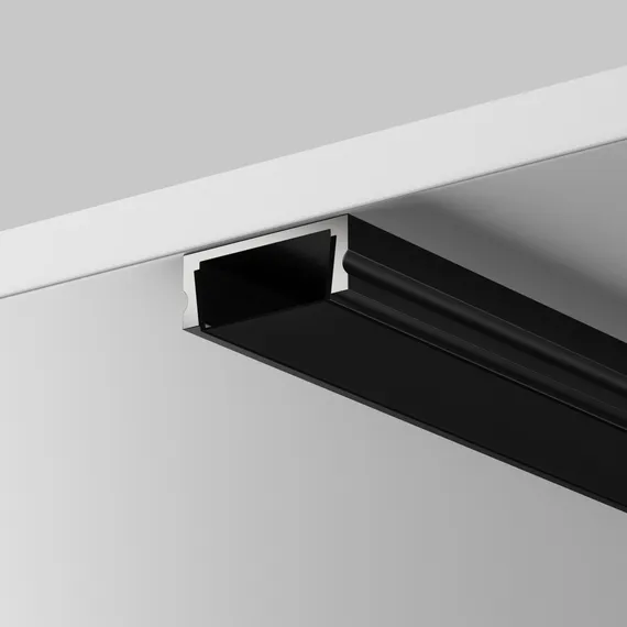 Рассеиватель для профиля 15x06 (Чёрный, 2 м), ALM-001-B-DF-2M 642021 Led Strip 642021
