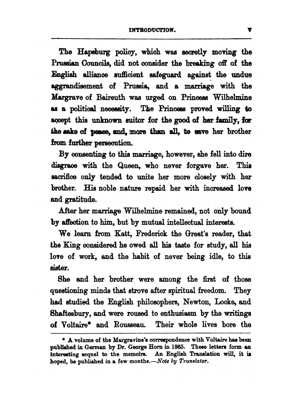 Memoirs of Wilhelmine, Margravine of Baireuth | Margravine Wilhelmine