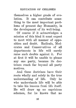 The Education Of Children. From The Standpoint Of Theosophy | Rudolf Steiner