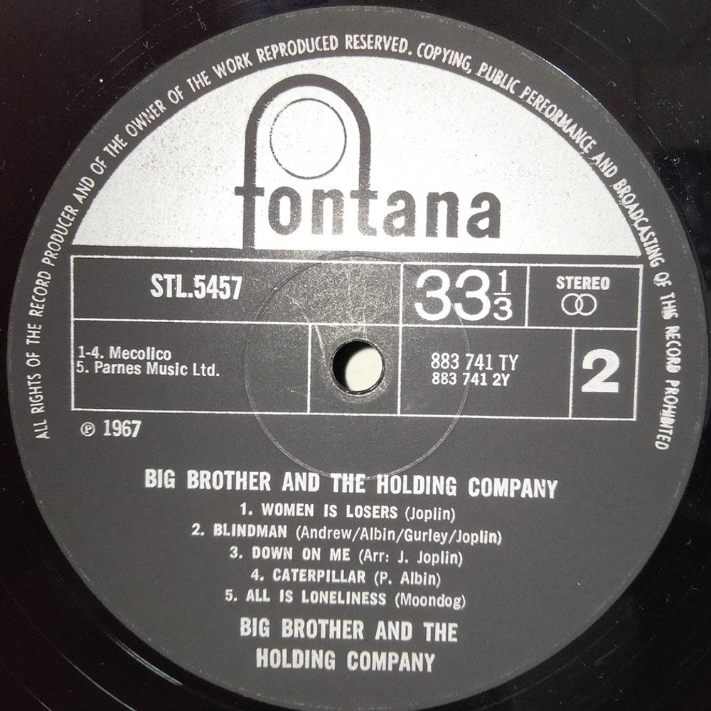 Big Brother & The Holding Company / Big Brother & The Holding Company (LP)