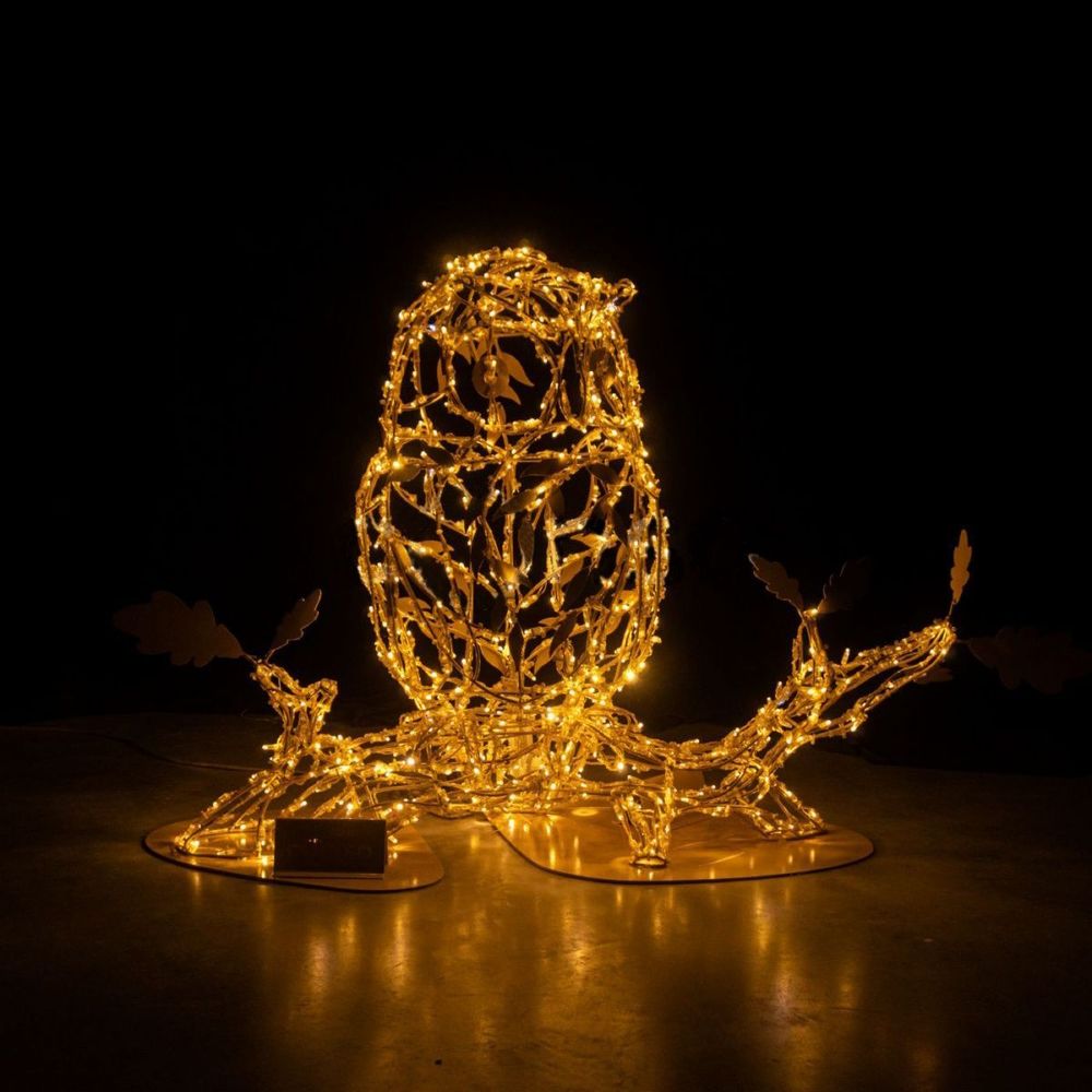 световая фигура совы