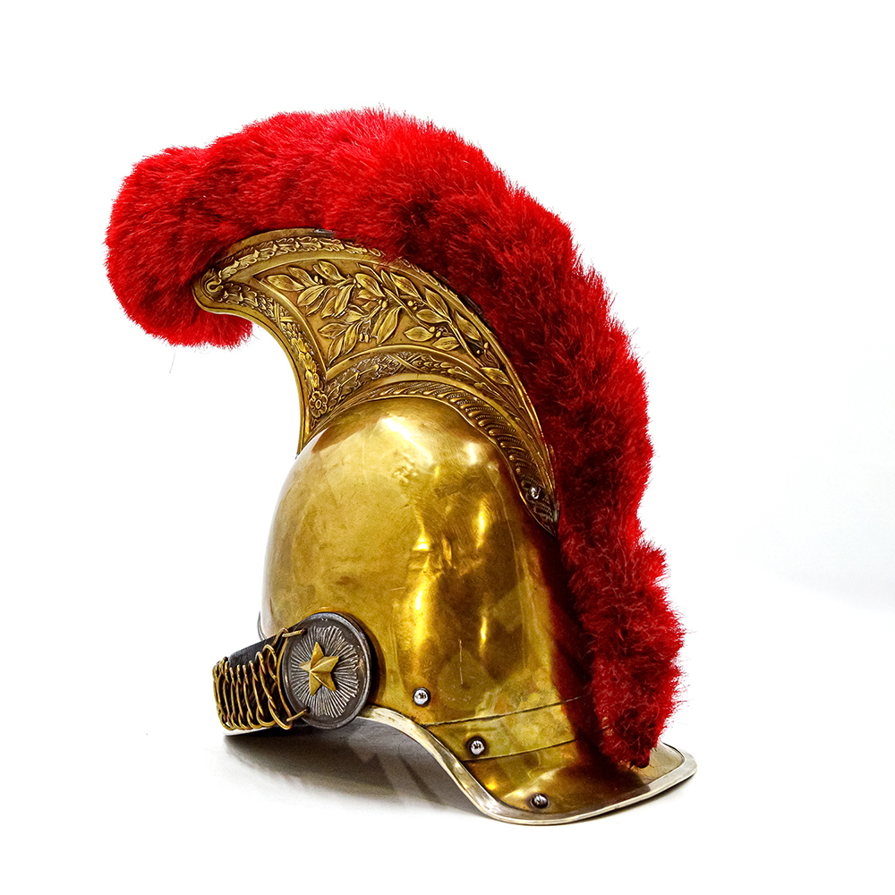 Карабинерский офицерский шлем образца 1856 г. в римском стиле. Франция. Вторая империя.