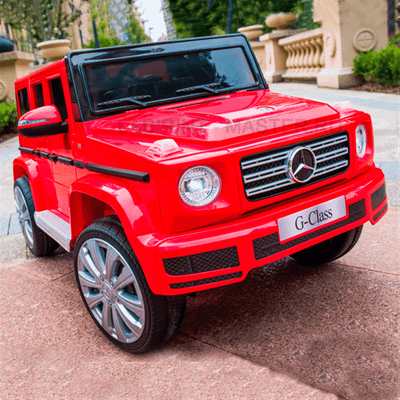 Электромобиль детский "Mercedes-Benz G500" 12V, красный
